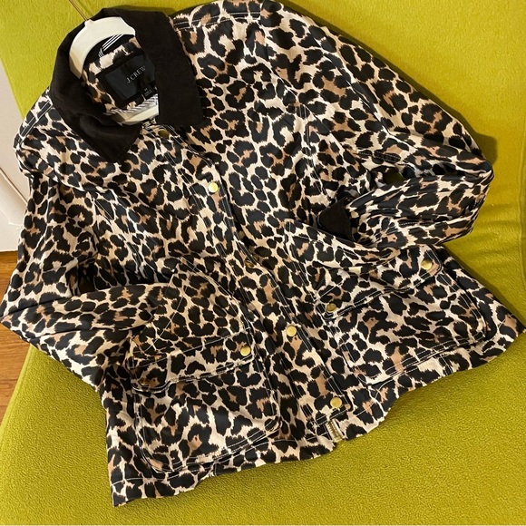 J. Crew Leopard Print Jacket - Black and Tan - Picture 4 of 16